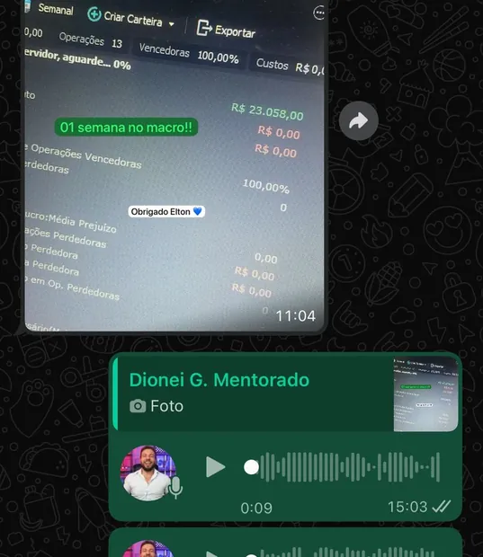 Resultado de aluno do Método Macro
